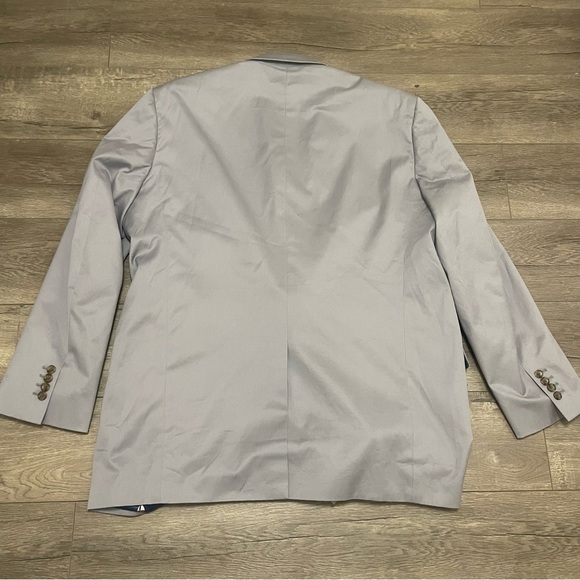 Indochino Mens Custom Blazer Light Gray Sailboat Lining Cotton NWT - Picture 9 of 10